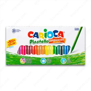 Carioca Plastello plasticeras de larga duración 30 unidades